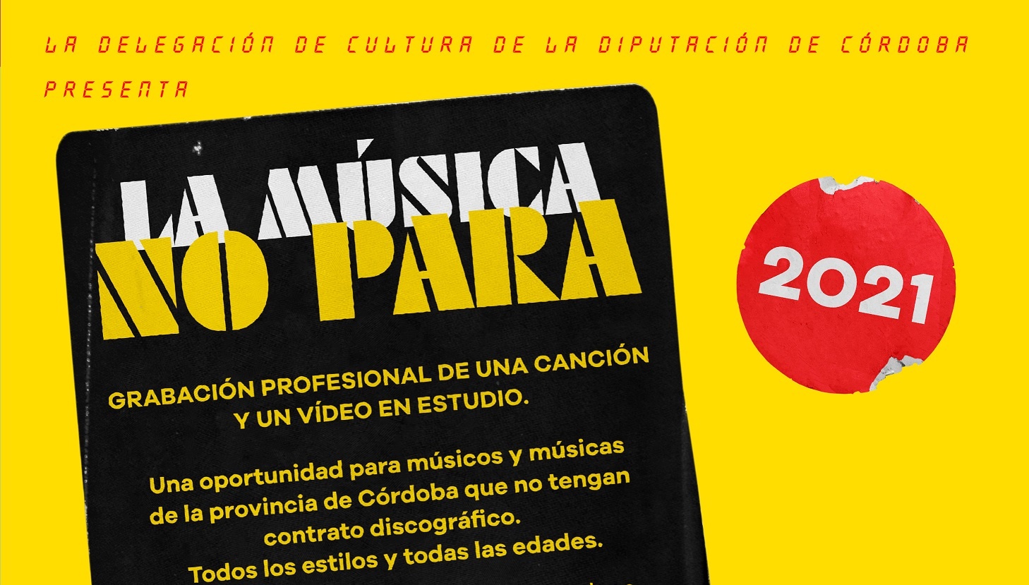 «La música no para» selecciona 6 trabajos entre más de 70 propuestas