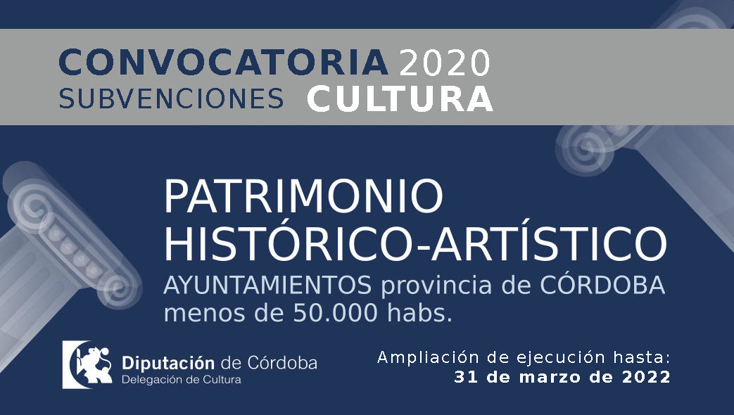 Ampliación plazo de ejecución Patrimonio 2020