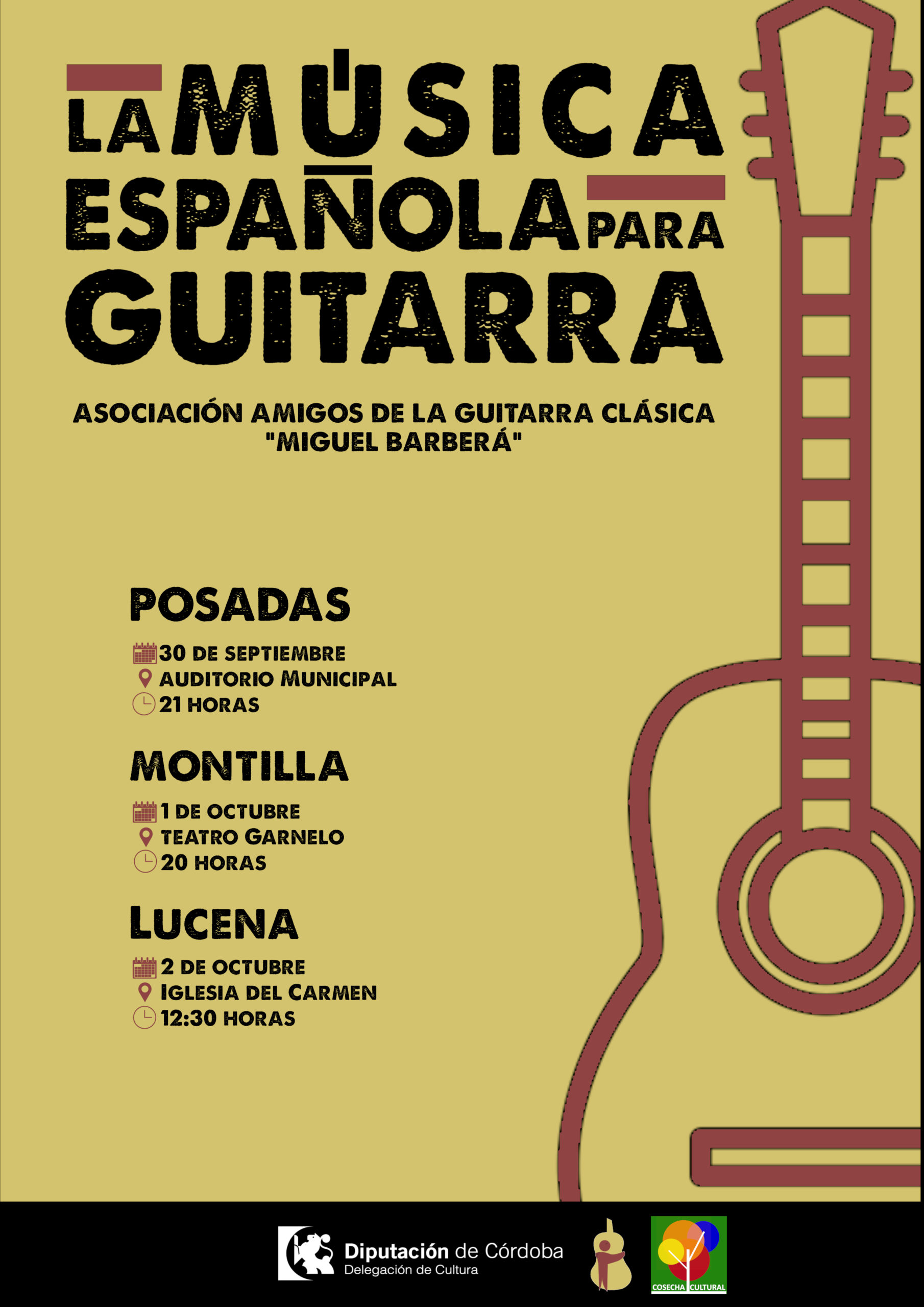 La música española para guitarra