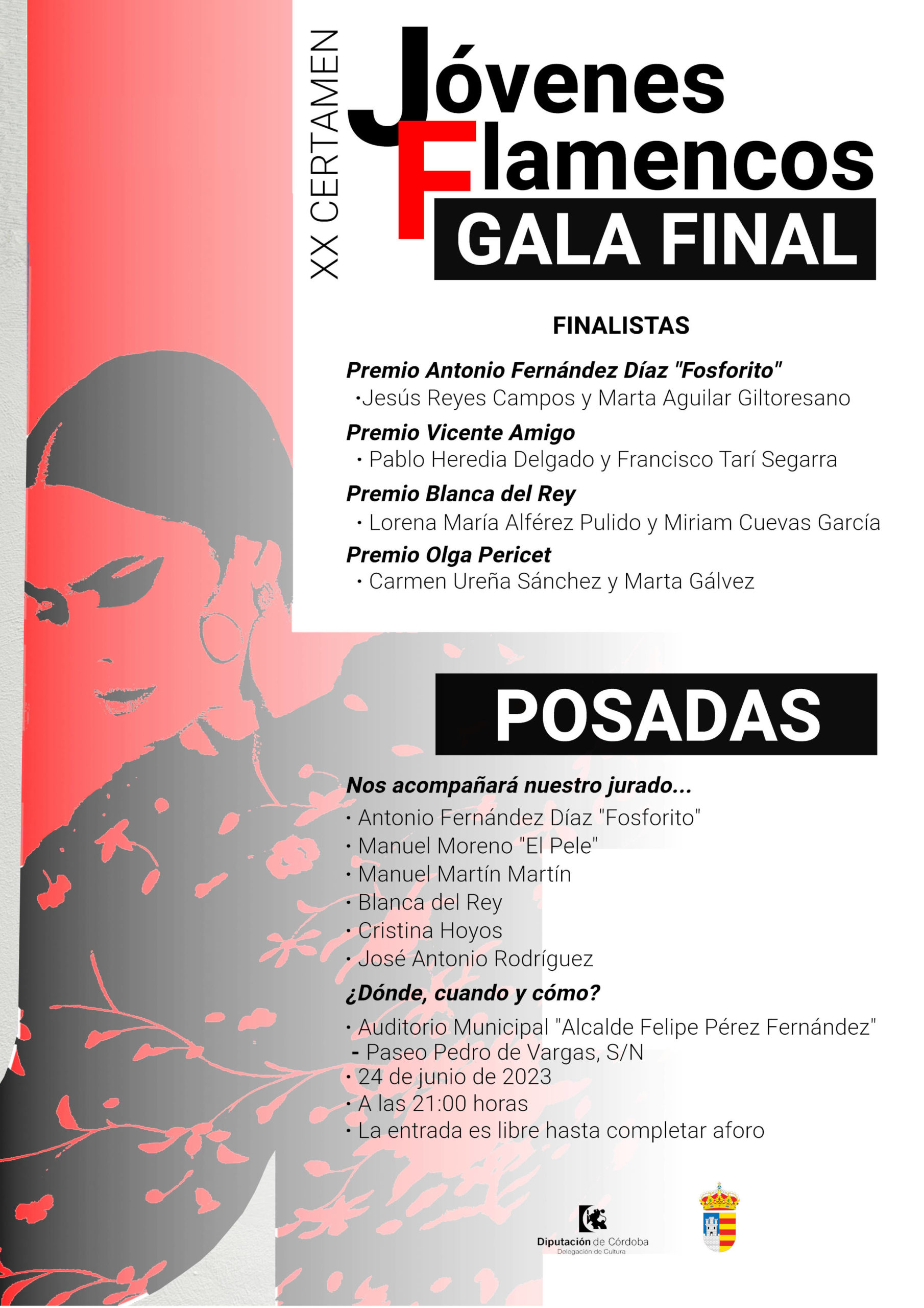Finalistas para la XX Edición del Certamen de Jóvenes Flamencos de Córdoba